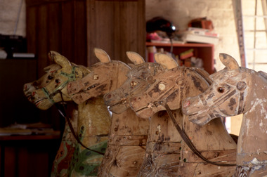 Photograph - Carousel Restoration, Elphinstone, Victoria, Stewart Strachan, 1997-1999
