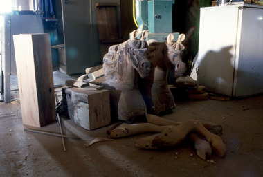 Photograph - Carousel Restoration, Elphinstone, Victoria, Stewart Strachan, 1997-1999
