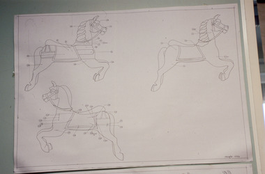 Photograph - Carousel Restoration, Elphinstone, Victoria, Stewart Strachan, 1997-1999