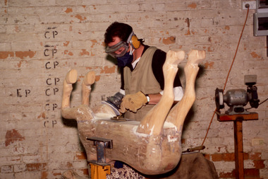 Photograph - Carousel Restoration, Elphinstone, Victoria, Stewart Strachan, 1997-1999