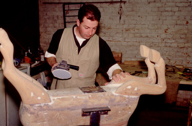 Photograph - Carousel Restoration, Elphinstone, Victoria, Stewart Strachan, 1997-1999