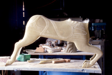 Photograph - Carousel Restoration, Elphinstone, Victoria, Stewart Strachan, 1997-1999