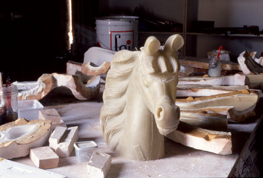 Photograph - Carousel Restoration, Elphinstone, Victoria, Stewart Strachan, 1997-1999