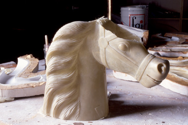 Photograph - Carousel Restoration, Elphinstone, Victoria, Stewart Strachan, 1997-1999