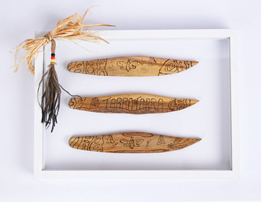 Artwork, other - Message Sticks, Aunty Shirley Richardson, Tarratarra, 2026