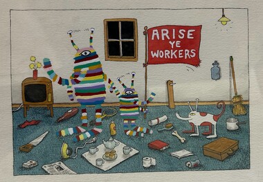 Painting - Arise Ye Workers