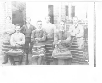 Photograph - G. Robinson  Butcher - staff