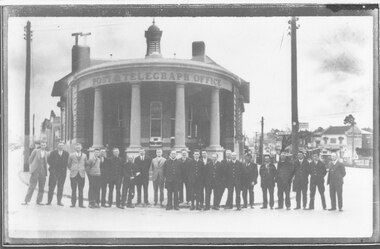 Photograph - Canterbury Post and Telegraph Office and staff, c1930