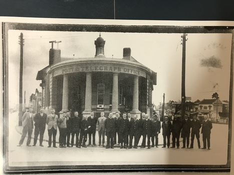 Canterbury Post Office and staff c. 1931