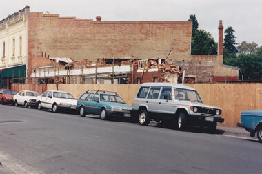 Photograph - Demolition of shops in Maling Road 1992-3, Jan Pigot, 1993