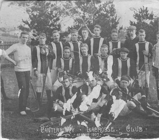 Photograph - Canterbury Lacrosse Club 1907, 1907
