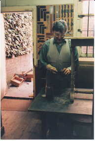 Photograph - Mr. Hel working in his furniture shop, Jan Pigot, 27/03/1993 12:00:00 AM