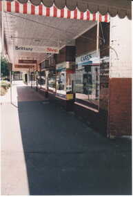 Photograph - Street view looking north up Maling Road including the shop signs of Brittany Cake Shop at No. 114,   Milton's at No. 116 and Simple Solutions at No.118, Jan Pigot, 27/03/1993 12:00:00 AM