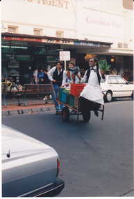 Photograph - Tony Petroro and family on vegetable cart in Maling Road, Jan Pigot, 27/03/1993 12:00:00 AM