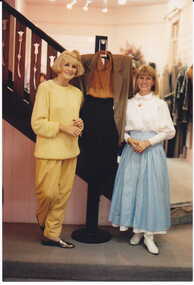 Photograph - Two female shop assistants inside No. 106 Maling Road, Jan Pigot, 27/03/1993