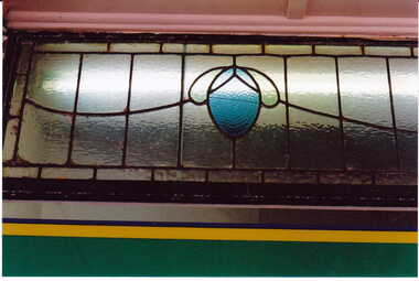 Photograph - Close up view of the leadlight glass at No. 104 Maling Road, Jan Pigot, 27/03/1993 12:00:00 AM