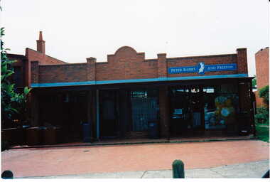 Photograph - Rear view of 3 shops in Maling Road. View from the Wattle Valley Road car park, Jan Pigot, 1994