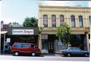 Photograph - Street view of shop around No. 181 Canterbury Road, Jan Pigot, 1994
