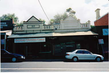 Photograph - Street view of shops around No. 185 Canterbury Road, Jan Pigot, 1994