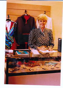 Photograph - Interior of dress shop at No. 127 Maling Road, Jan Pigot, 27/03/1993