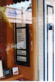 Photograph - Part of a window display at No. 125 Maling Road, Jan Pigot, 27/03/1993 12:00:00 AM