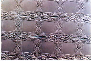 Photograph - Close up of the Wunderlite pattern at No. 123 Maling Road, Jan Pigot, 27/03/1993 12:00:00 AM