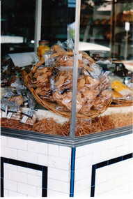 Photograph - Detail of the outside window display at shop No. 123 Maling Road, Jan Pigot, 27/03/1993 12:00:00 AM