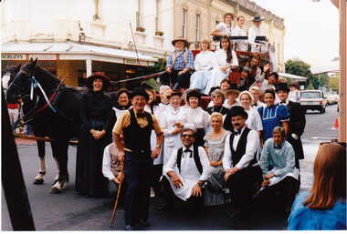 Photograph - Group of Maling Road traders in period costume, Jan Pigot, 27/03/1993 12:00:00 AM