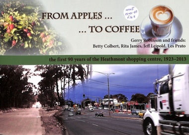 Front cover of book with photo of heathmont shopping centre