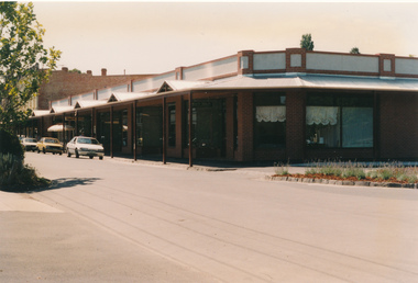 Photograph - New Maling Road shops, view to S.W, Jan Pigot, February 1994