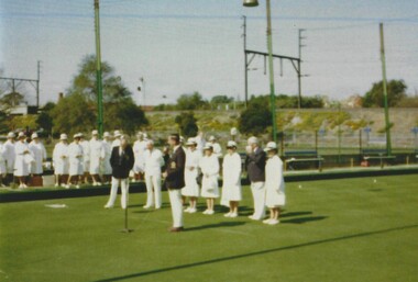 Photograph - Canterbury Bowling Pavillion -Opening Day, 03/09/1982