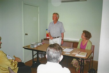Photograph - Canterbury History Group meeting, Jan Pigot, February 2005