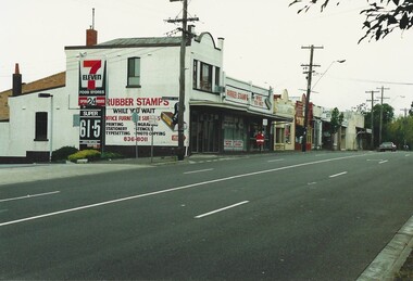 Photograph - Canterbury Road shops, Jan Pigot, 11/03/1990