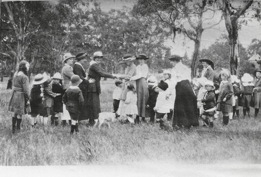 Photograph - Games played at Canterbury Baptist Church picnic