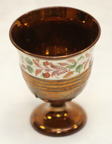 Lustreware chalice, c.1850