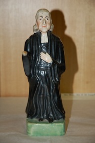 Staffordshire pottery figurine of John Wesley, c.1820
