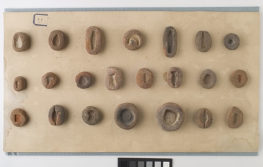 Faience moulds, New Kingdom, 18th Dynasty, 1550-1295 BCE
