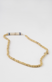 Yellow bead necklace, New Kingdom, 1550-1069 BCE