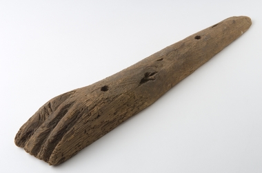 Arm from a wooden figure, Date unknown