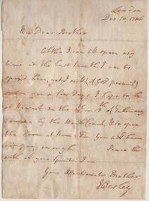 Letter, December 10 1786