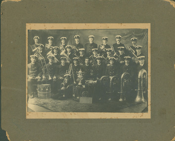 Photograph, J. Lockwood, Geelong Harbour Trust Band, 1910, 1910
