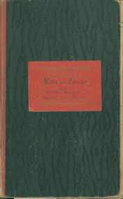 Notebook, Victorian Bands' League Contest Records (1939 - 1950)