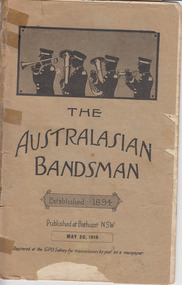 Journal, The Australian Bandsman 32(10), 20/05/1919