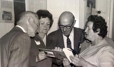 Photograph, George Tinkler, Edna Barrie and Pearl Walker at First Hundred Years Celebration Melton State School 430, 1970