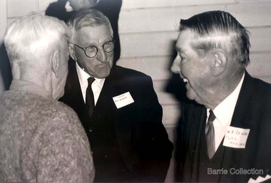 Photograph, Bill Collins at the  First Hundred Years Celebration of Melton State School 430, 1970