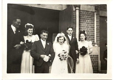 Photograph, Whitehouse and Zarb Wedding, 1940