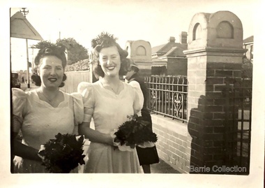 Photograph, Bridesmaids at Whitehouse and Zarb Wedding, 1940