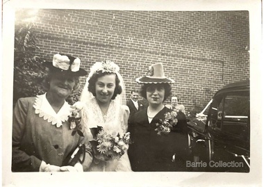 Photograph, Aileen Whitehouse on her wedding day, 1940