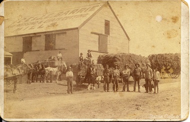 Photograph, 'Melton South Chaff Mill employees, Unknown