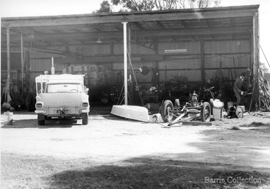 Photograph, Shed workshop at Ferris Rd, Unknown